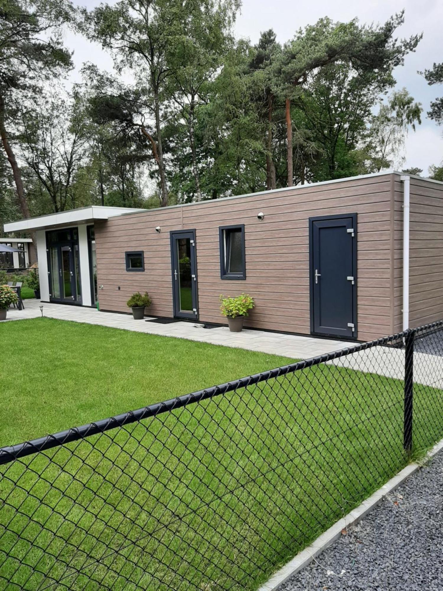 Boshuisje Het Groene Hert Haarle Exteriör bild