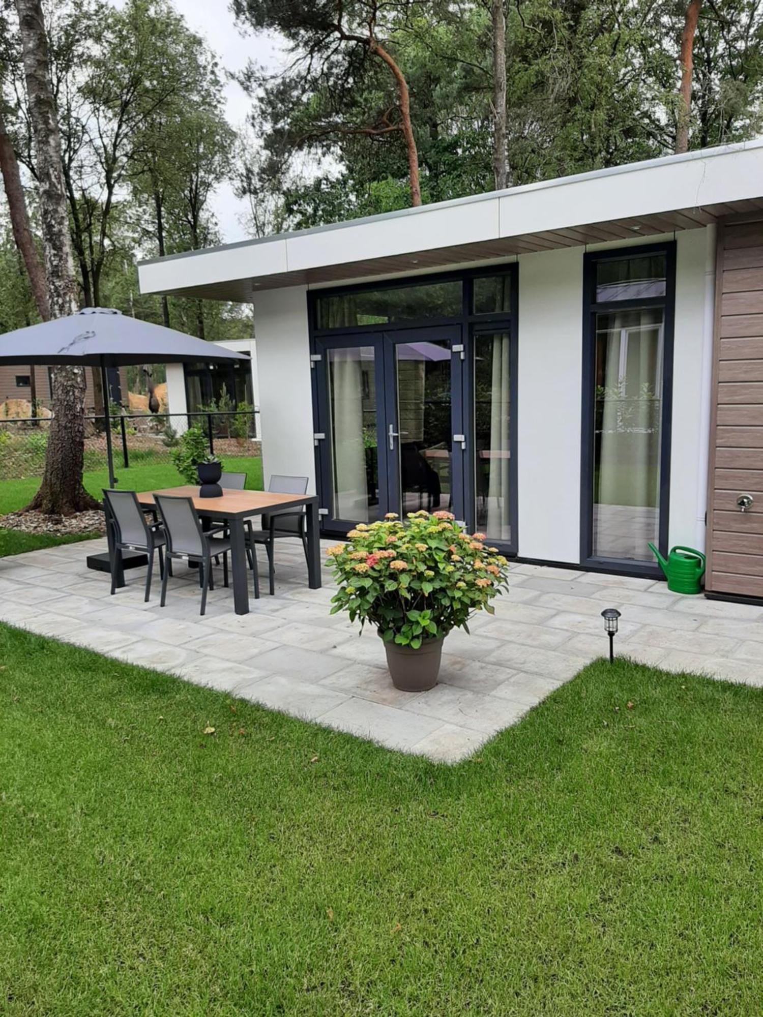 Boshuisje Het Groene Hert Haarle Exteriör bild